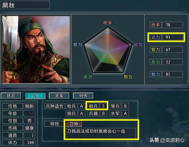 三国志11戟神特技武将有哪些（各MOD十大戟神武将盘点）