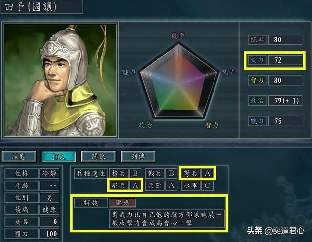 三国志11哪些武将特技该为驱逐（真正有资格搭配驱逐的九大猛将）