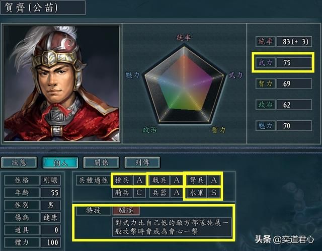 三国志11哪些武将特技该为驱逐（真正有资格搭配驱逐的九大猛将）
