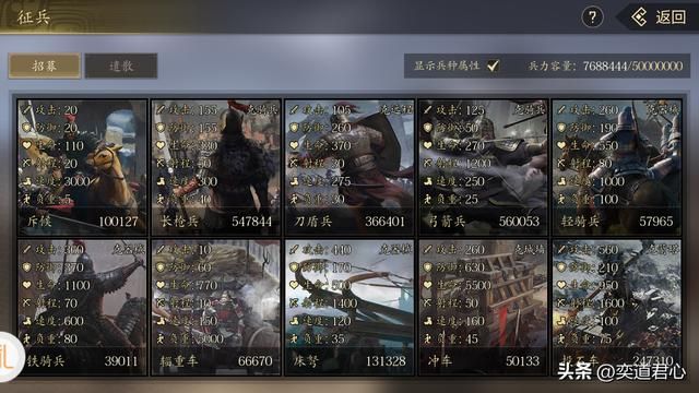 三国志11只会骑兵不会弩兵的武将有谁（十个S骑兵C弩兵的武将）