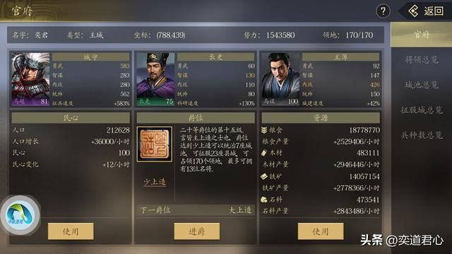三国志11：假如武将五维只有一项满分，其他都为1会怎么样？