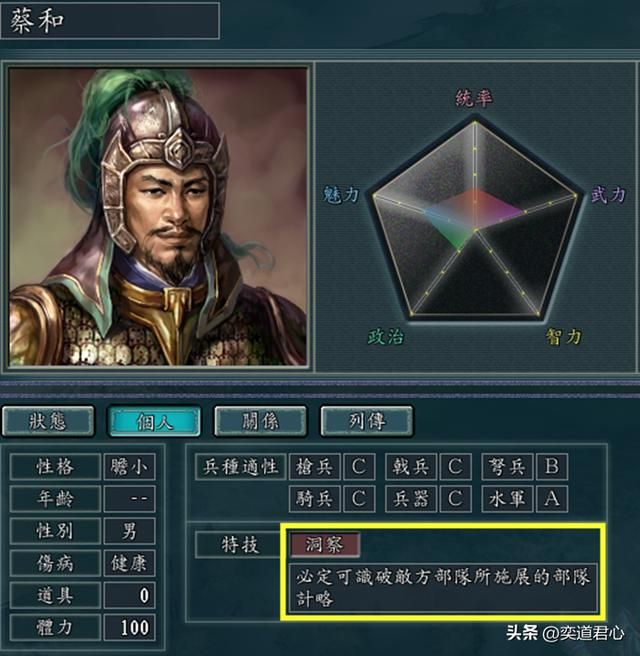 三国志11有哪些特技可以直接发挥（无需前提就能用的九个特技）