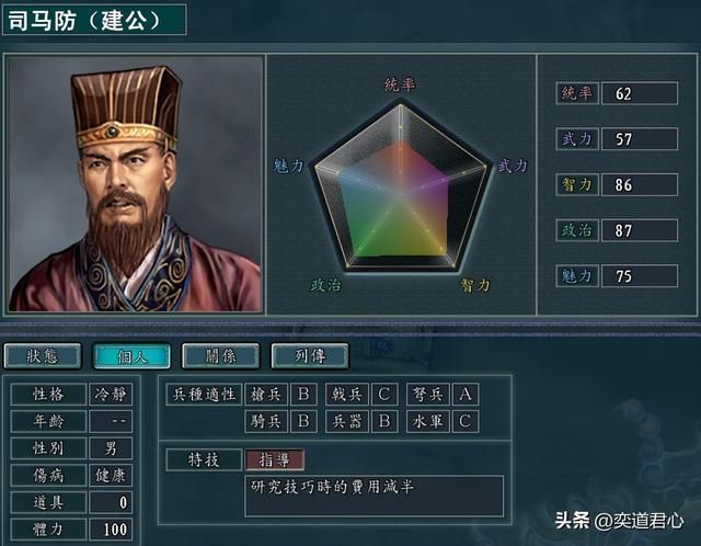 三国志11汉末名将的老爹们实力如何（汉末名爹DIY武将属性一览）