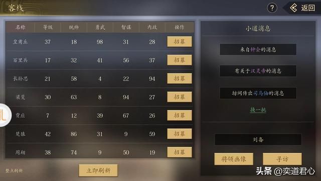 三国志11汉末名将的老爹们实力如何（汉末名爹DIY武将属性一览）