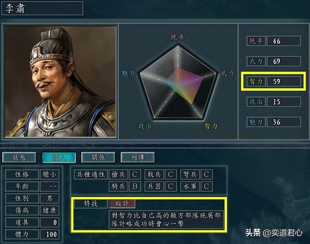 三国志11哪些武将特技可以是秘计（有资格搭配秘计的六大猛将）