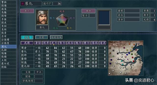 三国志11伯符得志奉先得意剧本介绍（各势力调整变动详细情形）