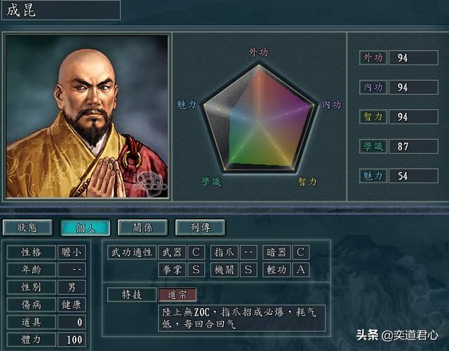 三国志11侠骨留香汝阳王府势力介绍（汝阳王府核心武将属性一览）