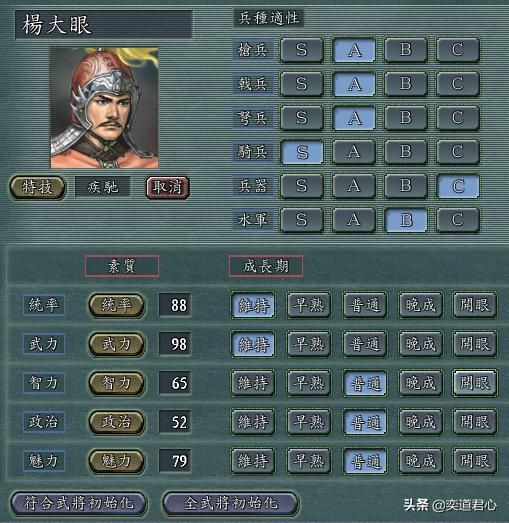 三国志11疾驰特技武将谁最强（四位疾驰将领强度排名一览）