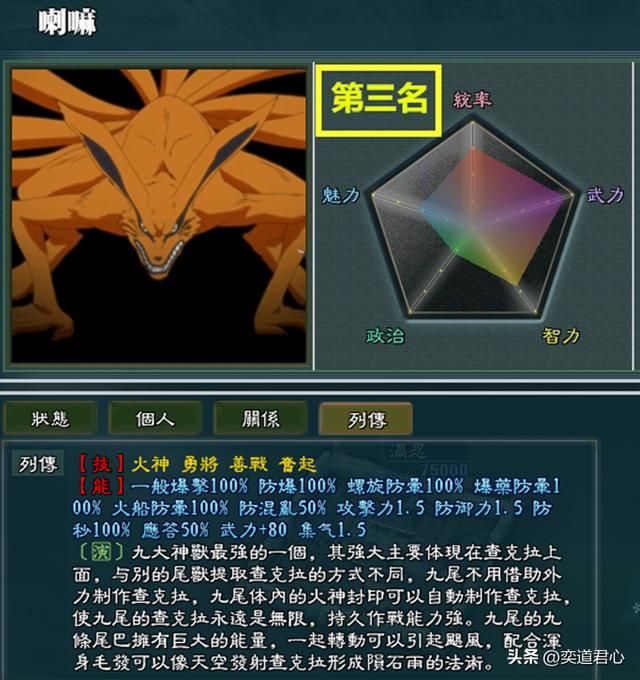 三国志11火影疾风九大尾兽谁最厉害（九大尾兽强度排名一览）