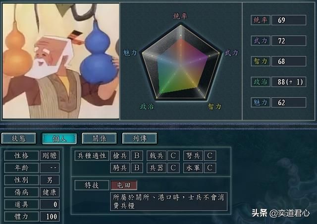 三国志11葫芦兄弟人物如何设定（葫芦兄弟人物DIY属性一览）