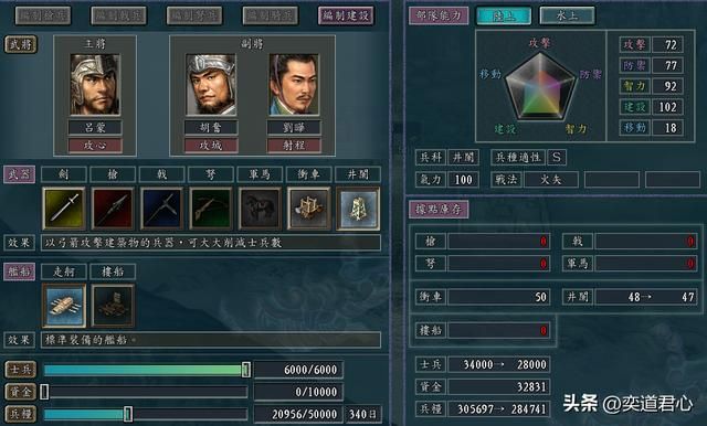 三国志11兵种争霸剧本器械势力怎么玩（器械对全武将玩法分享）