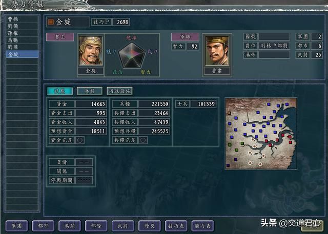 三国志11三顾茅庐剧本金旋怎么玩（金旋开局破局思路分享）