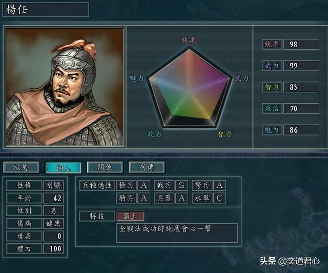 三国志11张鲁势力核心武将有哪些（张鲁核心武将极限培养属性一览）
