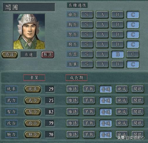 三国志11张鲁势力核心武将有哪些（张鲁核心武将极限培养属性一览）
