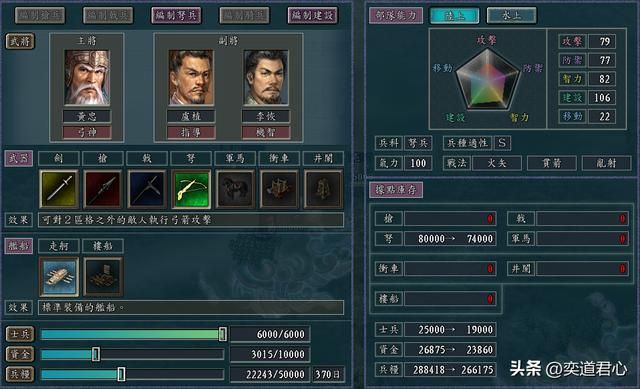 三国志11兵种争霸剧本弓兵势力怎么玩（弓兵对全武将玩法分享）