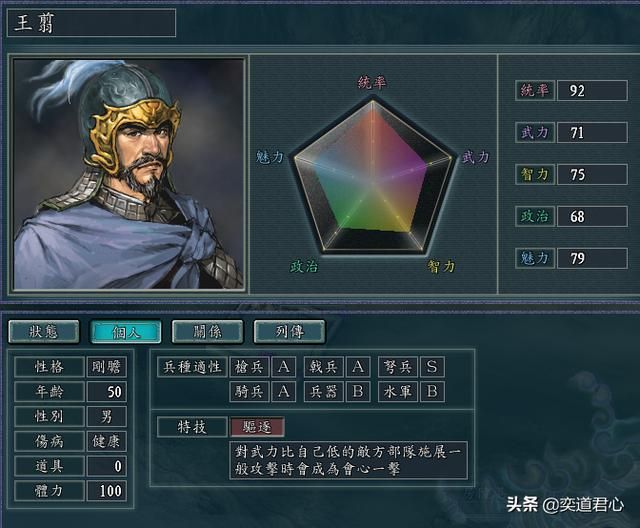 三国志11战国四大名将指的是谁（战国四大名将DIY属性一览）