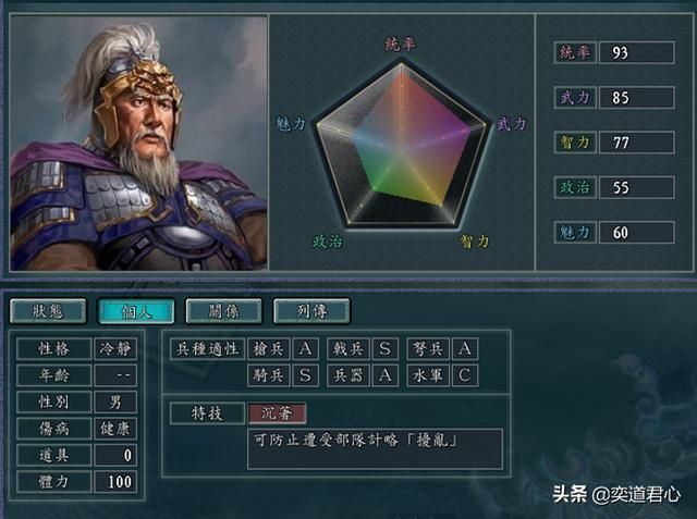 三国志11战国四大名将指的是谁（战国四大名将DIY属性一览）