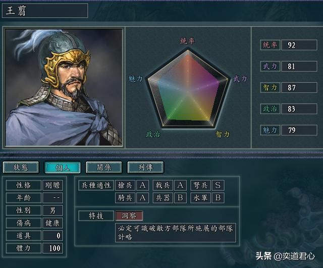 三国志11战国四大名将指的是谁（战国四大名将DIY属性一览）
