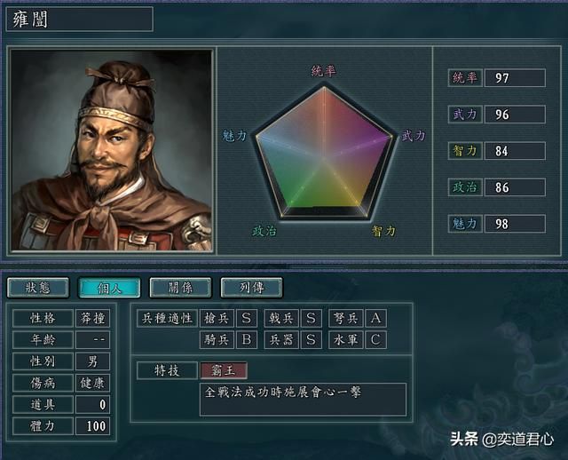 三国志11建宁四蛮指的是哪些武将（建宁四蛮极限培养属性一览）