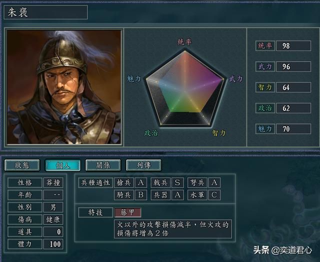 三国志11建宁四蛮指的是哪些武将（建宁四蛮极限培养属性一览）