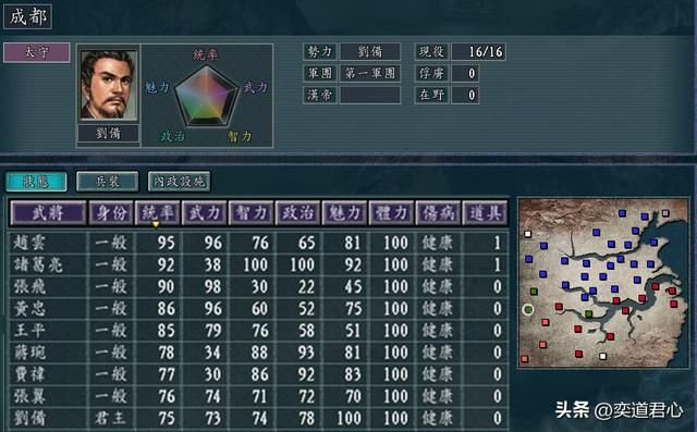 三国志11军神宿命剧本介绍（各势力开局情况详细说明）
