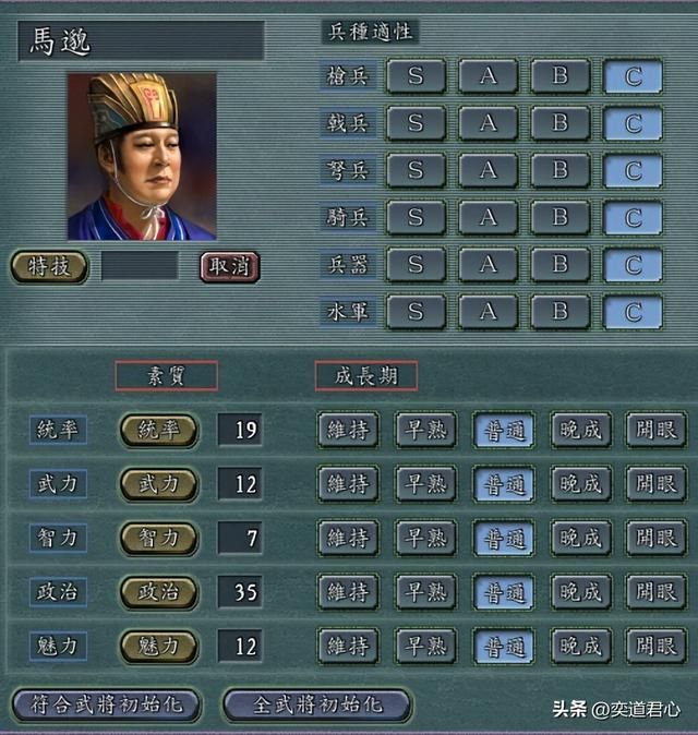 三国志11各姓最弱武将是谁（十个豪门姓氏最废武将盘点）