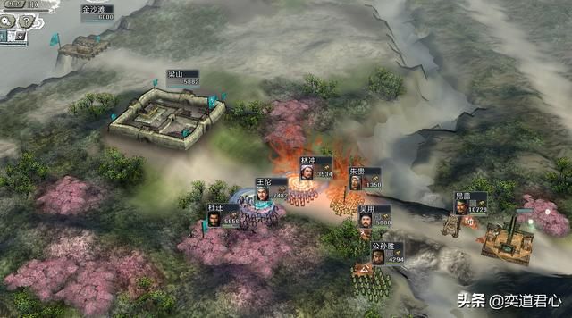 三国志11水浒晁天王手下都有谁（火并王伦剧本晁盖阵营武将介绍）