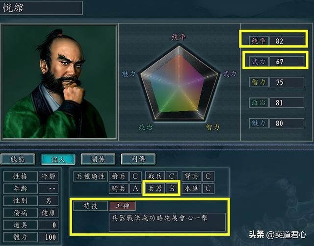 三国志11工神特技武将有哪些（各MOD十大工神武将盘点）