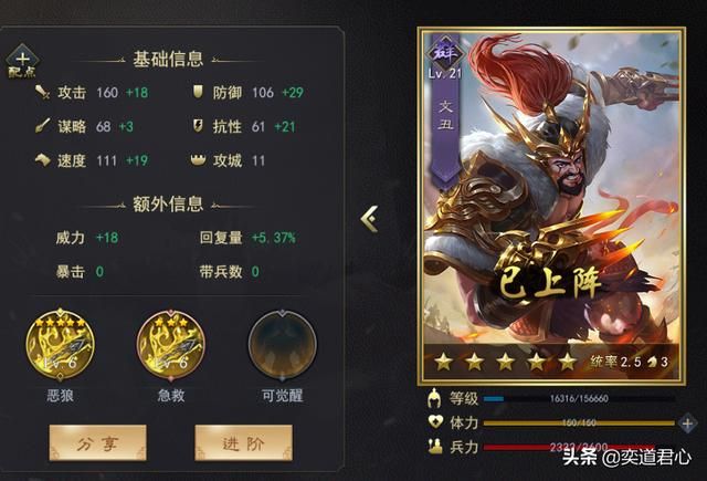 三国志11武将文丑实力如何（群雄文丑属性特技详细介绍）