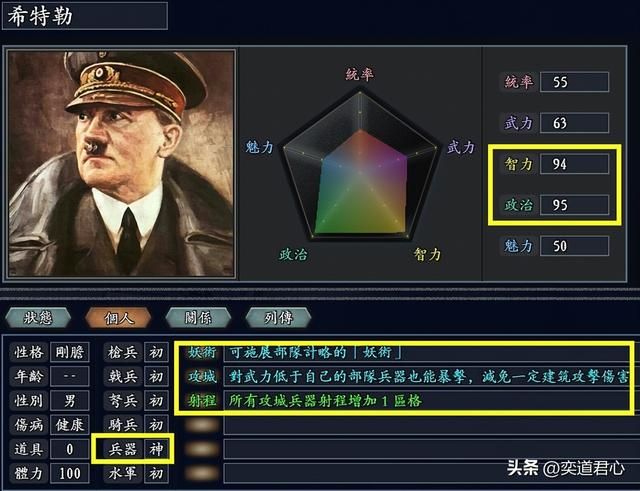 三国志11四海清一二战最强领袖是谁（英法美苏德领袖排名一览）