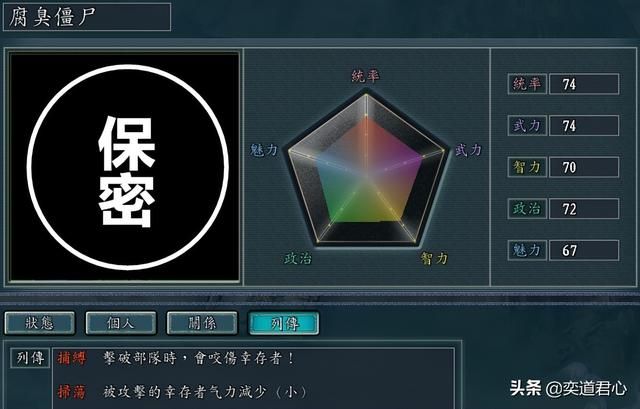 三国志11僵尸围城MOD有多少种僵尸（全僵尸属性情报一览）