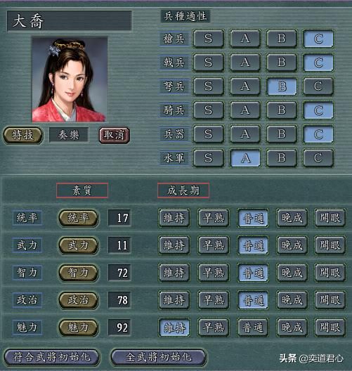 三国志11女性武将谁最适合做君主（最适合成为女王的五类女将）