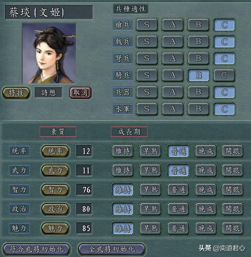 三国志11女性武将谁最适合做君主（最适合成为女王的五类女将）