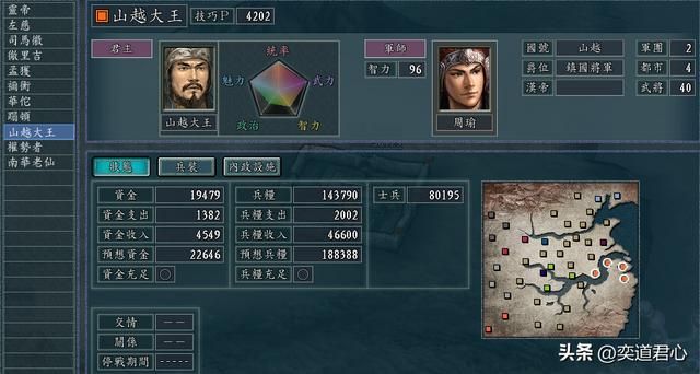 三国志11NPC乱舞剧本山越怎么玩（山越破局玩法思路分享）