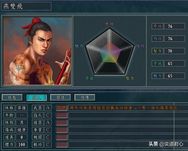 三国志11侠骨留香金钱帮势力介绍（金钱帮核心武将属性一览）