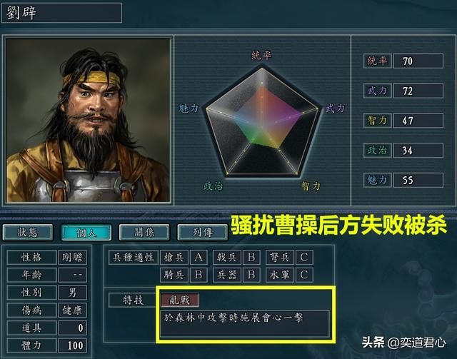 三国志11：九个明明把事情办砸了，却依旧被设定了特技的人