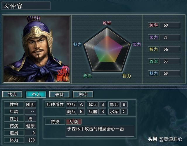 三国志11水浒唐斌势力介绍（唐斌麾下三大核心将领一览）