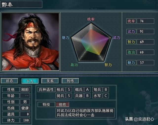 三国志11水浒王庆势力介绍（王庆麾下五大核心将领一览）