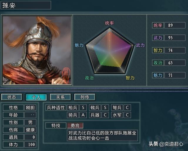 三国志11水浒田虎势力介绍（田虎麾下五大核心将领一览）