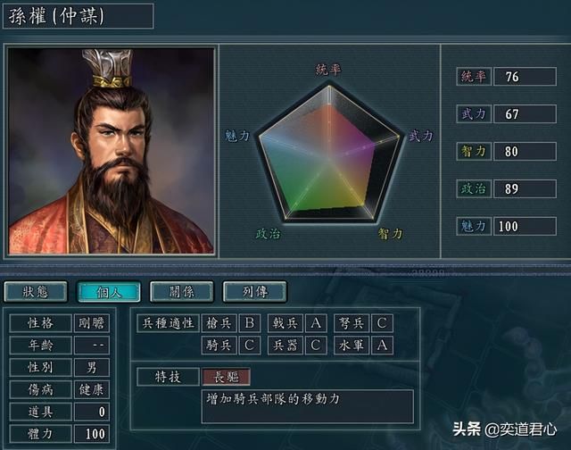 三国志11：盘点九个用编辑器修改特技后的搞笑武将