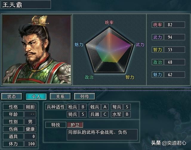 三国志11水浒雷将荡寇陈希真势力介绍（陈希真麾下九名核心将领一览）