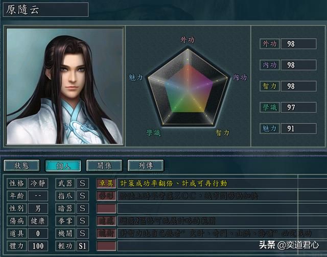 三国志11侠骨留香天命教势力介绍（天命教核心武将属性一览）