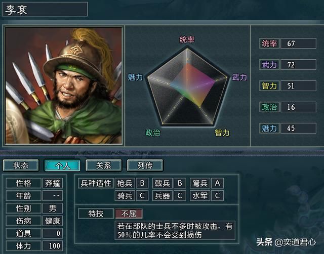 三国志11水浒樊瑞势力介绍（樊瑞麾下六大核心将领一览）