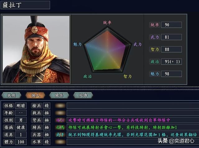 三国志11无尽的野望阿拉伯将领都有谁（阿拉伯核心九大将领一览）