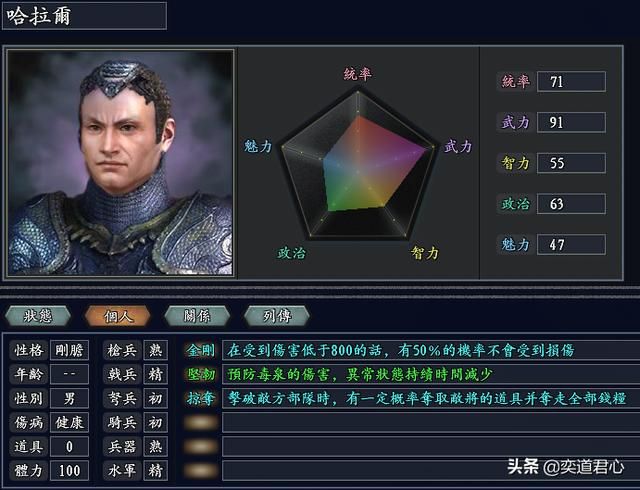 三国志11无尽的野望瑞典将领都有谁（瑞典核心七大将领一览）