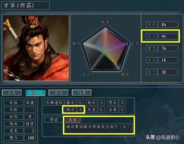 三国志11孙吴最强骑兵将领是谁（九大骑兵武将排名一览）