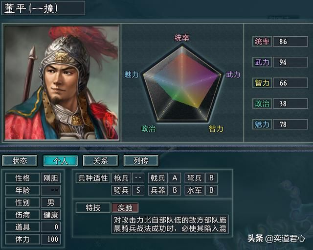 三国志11水浒大宋势力介绍（大宋麾下五大核心将领一览）