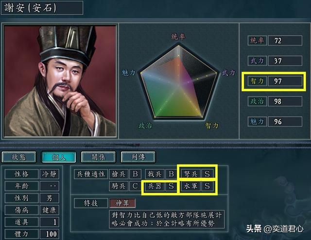 三国志11神算特技武将有哪些（各MOD九大神算武将盘点）