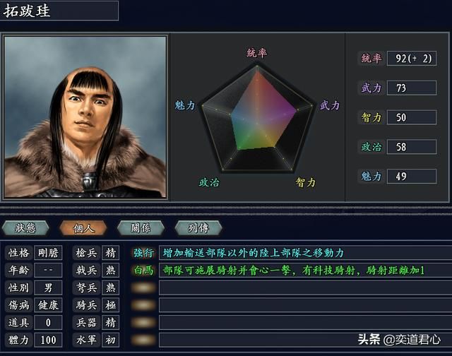 三国志11无尽的野望大隋将领都有谁（大隋核心十大将领一览）