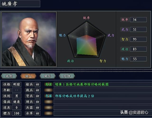 三国志11无尽的野望大明将领都有谁（大明核心七大将领一览）